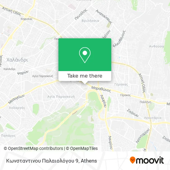Κωνσταντινου Παλαιολόγου 9 map