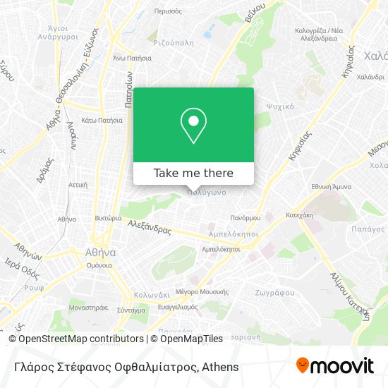 Γλάρος Στέφανος Οφθαλμίατρος map