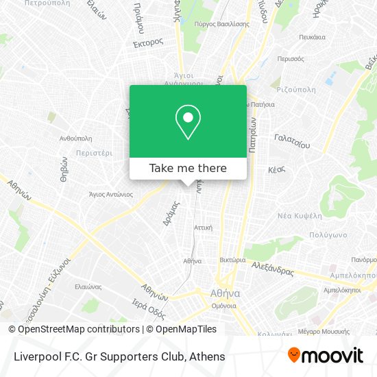 Liverpool F.C. Gr Supporters Club map