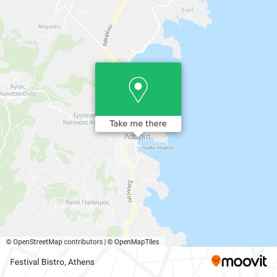 Festival Bistro map
