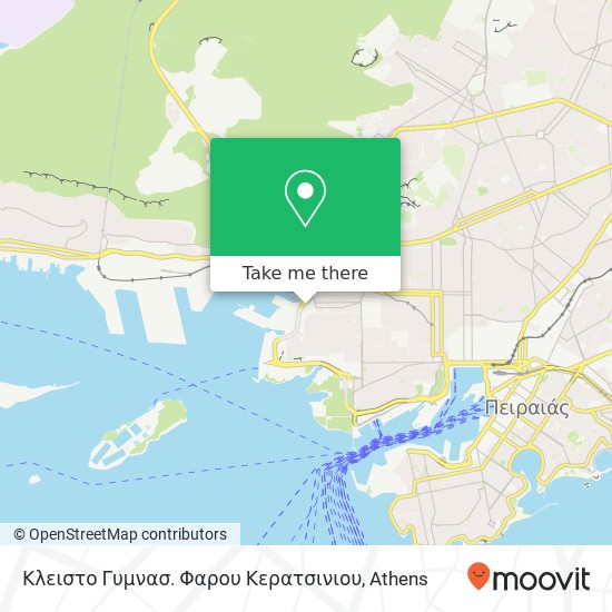 Κλειστο Γυμνασ. Φαρου Κερατσινιου map