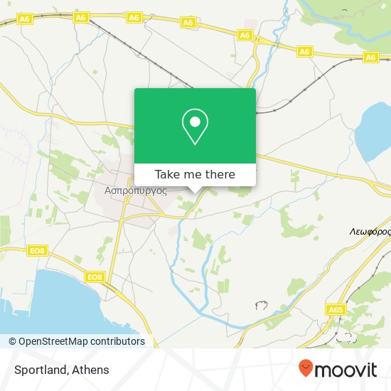 Sportland map