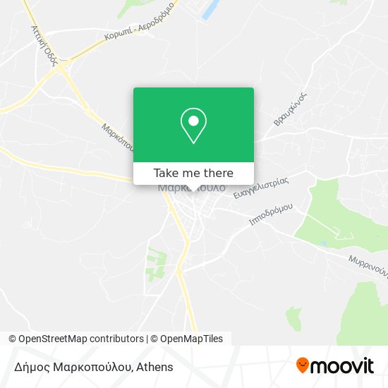 Δήμος Μαρκοπούλου map