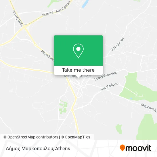 Δήμος Μαρκοπούλου map