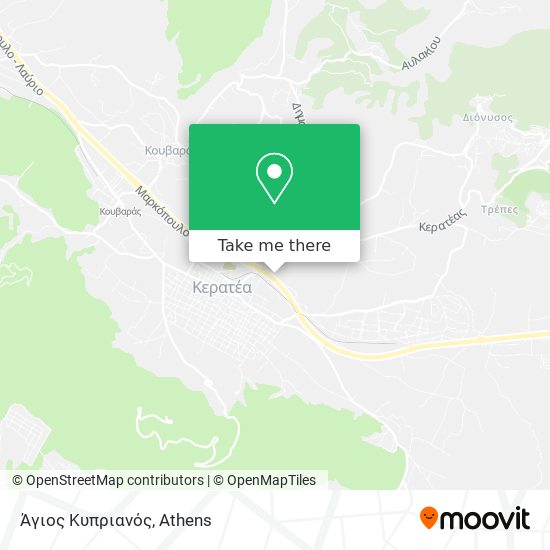 Άγιος Κυπριανός map