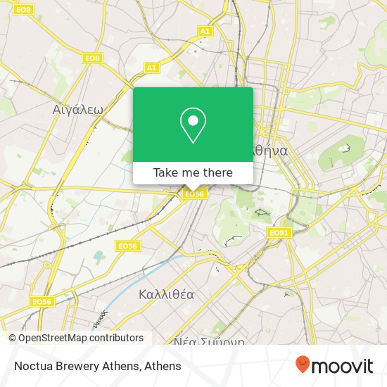 Noctua Brewery Athens map
