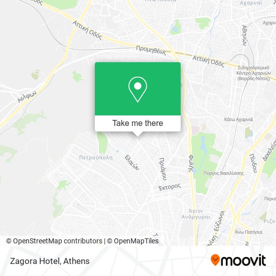 Zagora Hotel map