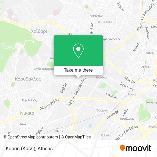 Κοραη (Korai) map