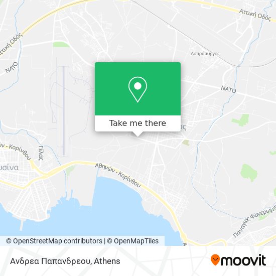 Ανδρεα Παπανδρεου map