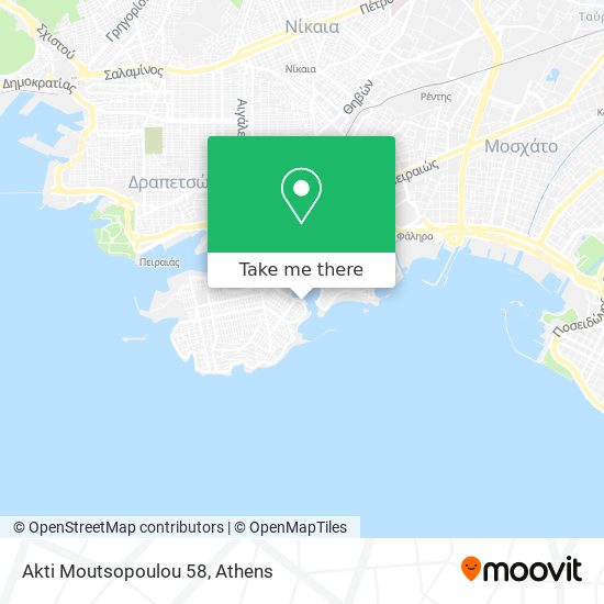 Akti Moutsopoulou 58 map