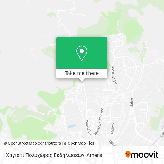 Χαγιάτι Πολυχώρος Εκδηλώσεων map