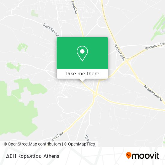 ΔΕΗ Κορωπίου map