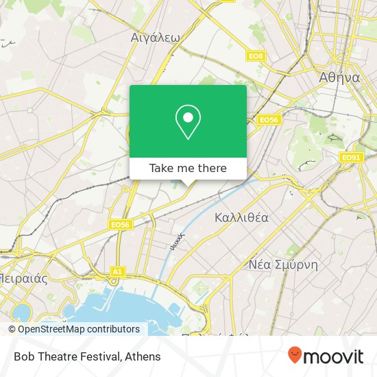Bob Theatre Festival map