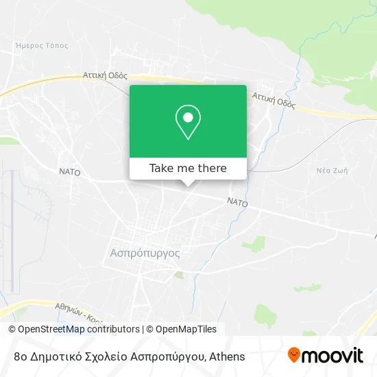 8ο Δημοτικό Σχολείο Ασπροπύργου map