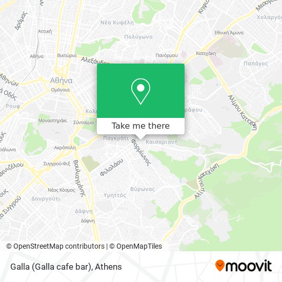Galla (Galla cafe bar) map