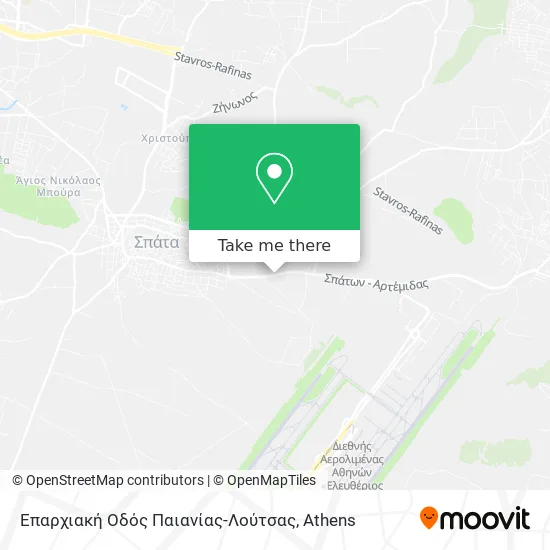 Επαρχιακή Οδός Παιανίας-Λούτσας map