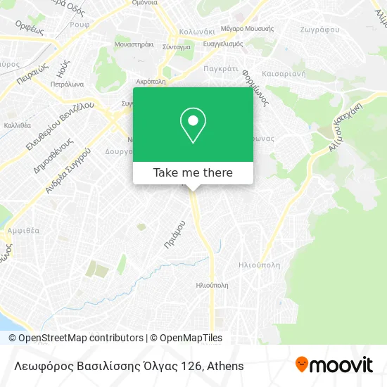 Λεωφόρος Βασιλίσσης Όλγας 126 map