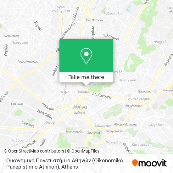 Οικονομικό Πανεπιστήμιο Αθηνών (Oikonomiko Panepistimio Athinon) map