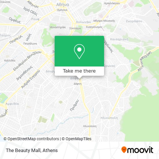 The Beauty Mall map