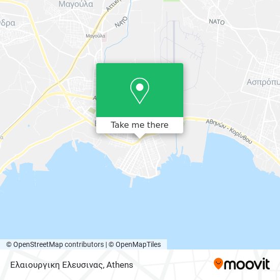 Ελαιουργικη Ελευσινας map