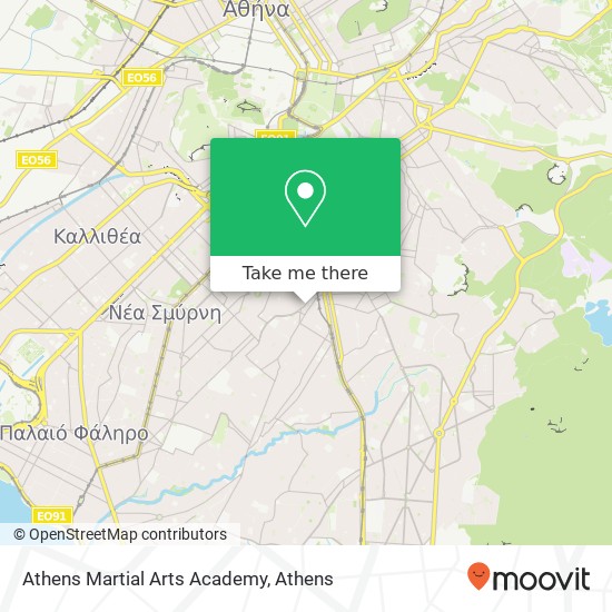 Athens Martial Arts Academy map