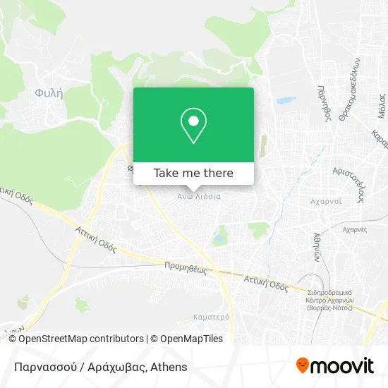 Παρνασσού / Αράχωβας map