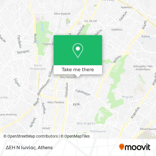 ΔΕΗ Ν Ιωνίας map