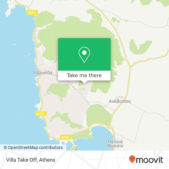 Villa Take Off map