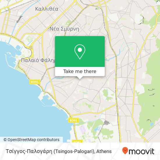 Τσίγγος-Παλογάρη (Tsingos-Palogari) map