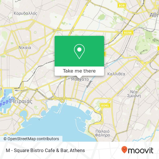 M - Square Bistro Cafe & Bar map