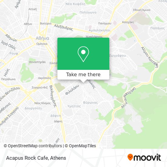 Acapus Rock Cafe map