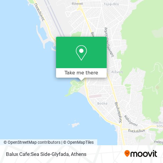Balux Cafe:Sea Side-Glyfada map