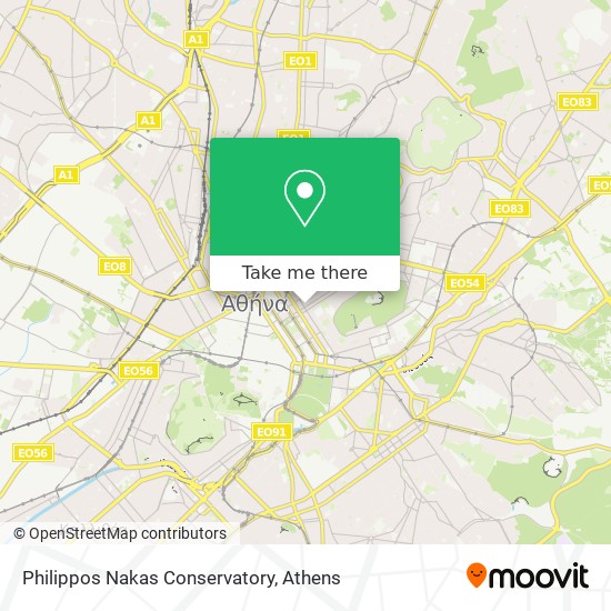 Philippos Nakas Conservatory map