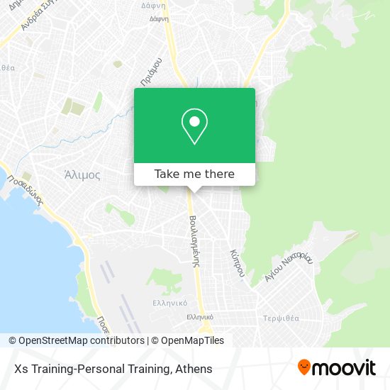 Xs Training-Personal Training map