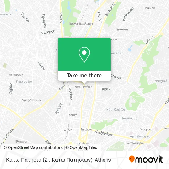 Κατω Πατησια (Στ.Κατω Πατησιων) map