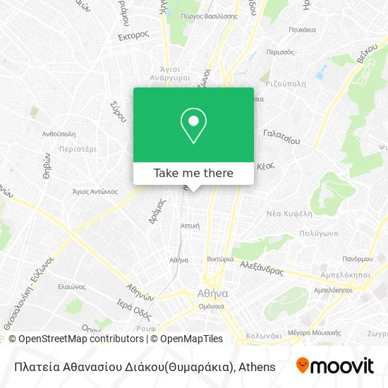 Πλατεία Αθανασίου Διάκου(Θυμαράκια) map