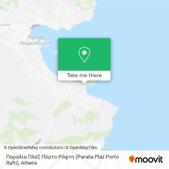 Παραλία Πλαζ Πόρτο Ράφτη (Paralia Plaz Porto Rafti) map