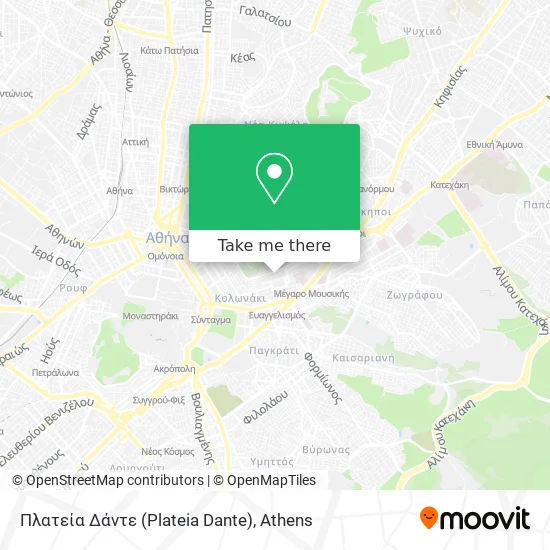Πλατεία Δάντε (Plateia Dante) map