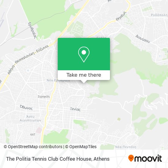 The Politia Tennis Club Coffee House map