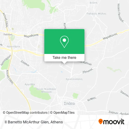 Il Barretto McArthur Glen map