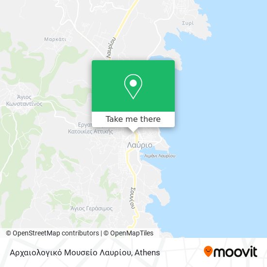 Αρχαιολογικό Μουσείο Λαυρίου map