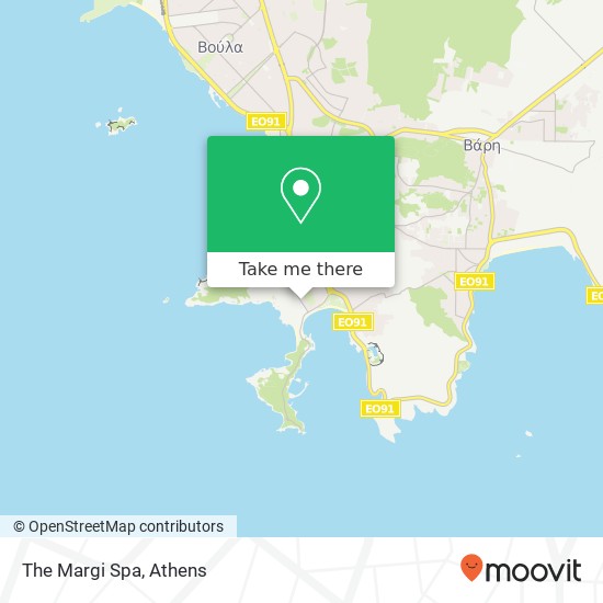 The Margi Spa map