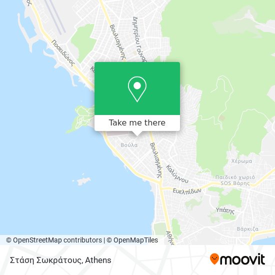 Στάση Σωκράτους map