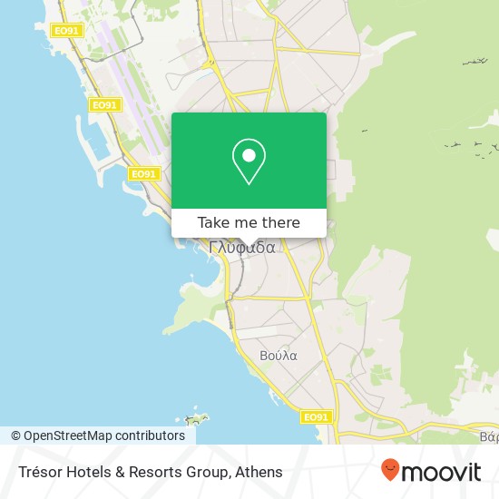 Trésor Hotels & Resorts Group map