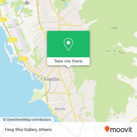 Feng Shui Gallery map