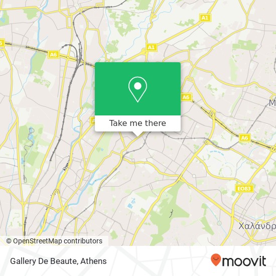 Gallery De Beaute map