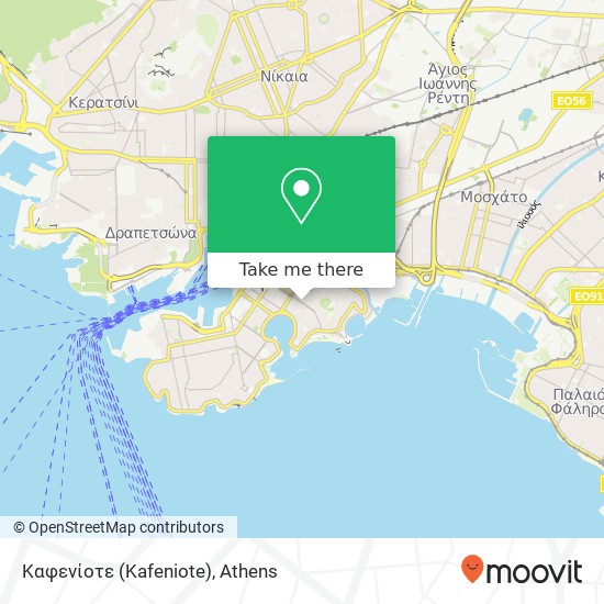 Καφενίοτε (Kafeniote) map