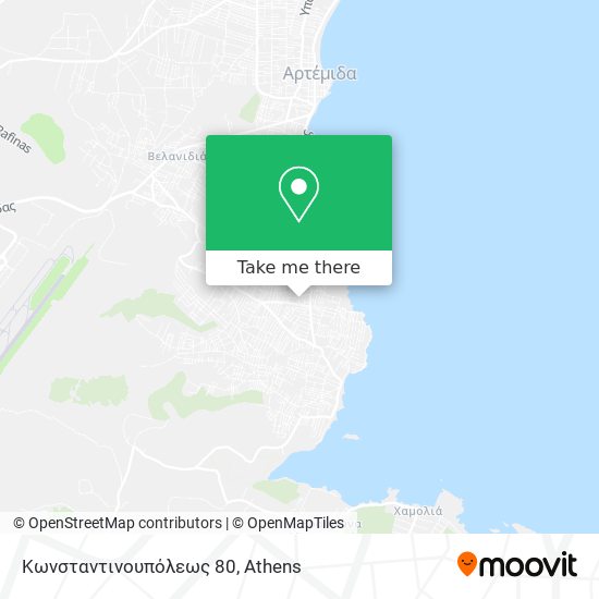 Κωνσταντινουπόλεως 80 map