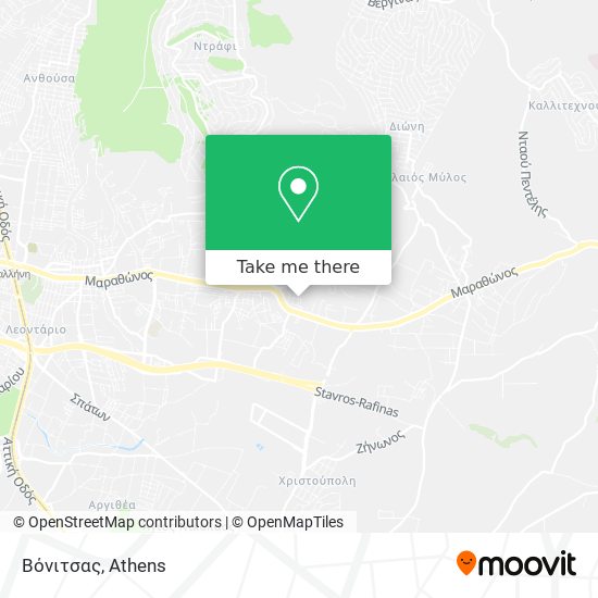 Βόνιτσας map