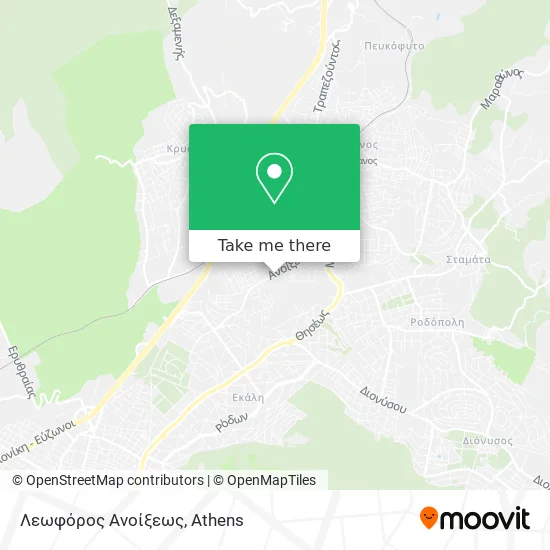 Λεωφόρος Ανοίξεως map